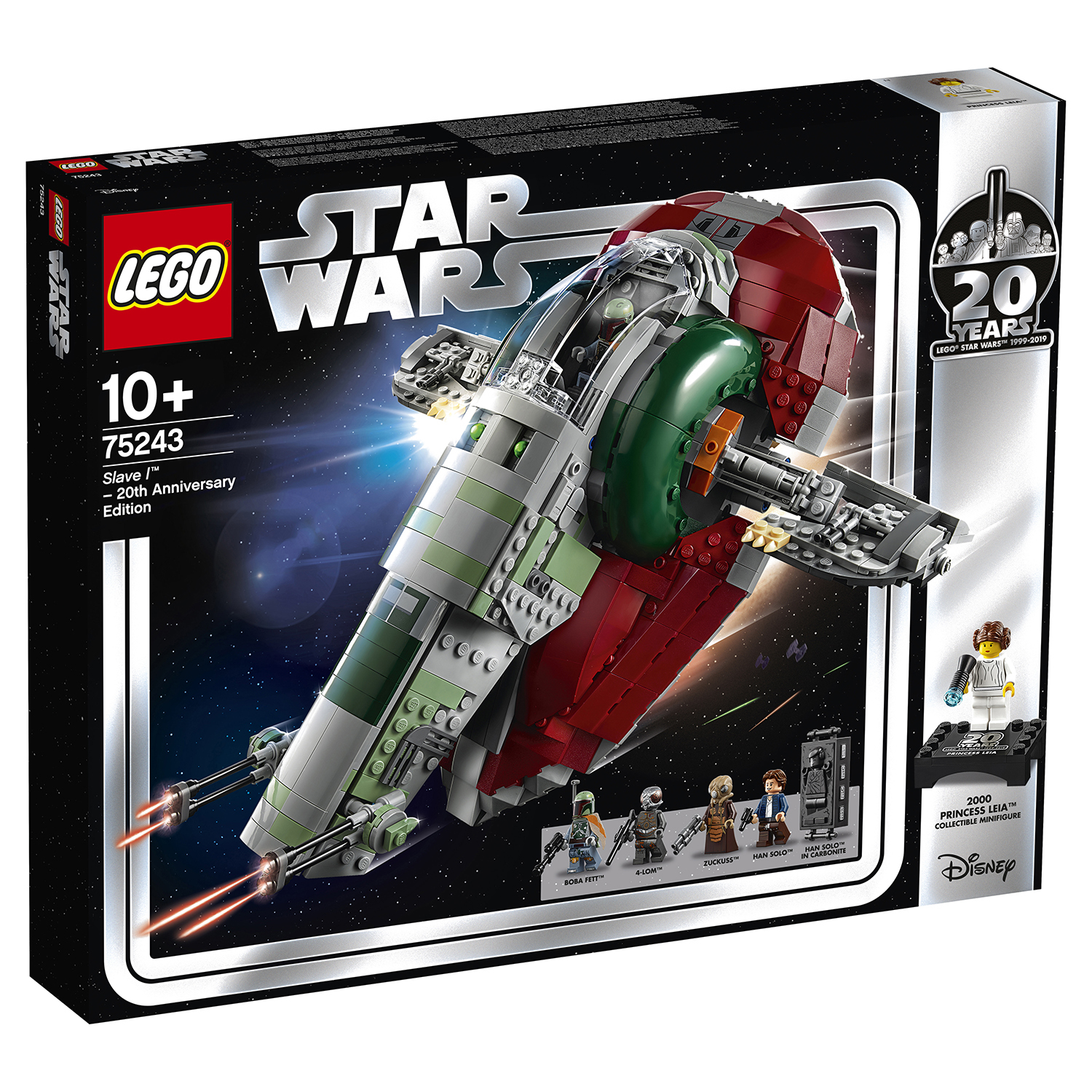 Конструктор LEGO Star Wars Раб I выпуск к 20-летнему юбилею 75243 купить по  цене 11389 ₽ в интернет-магазине Детский мир