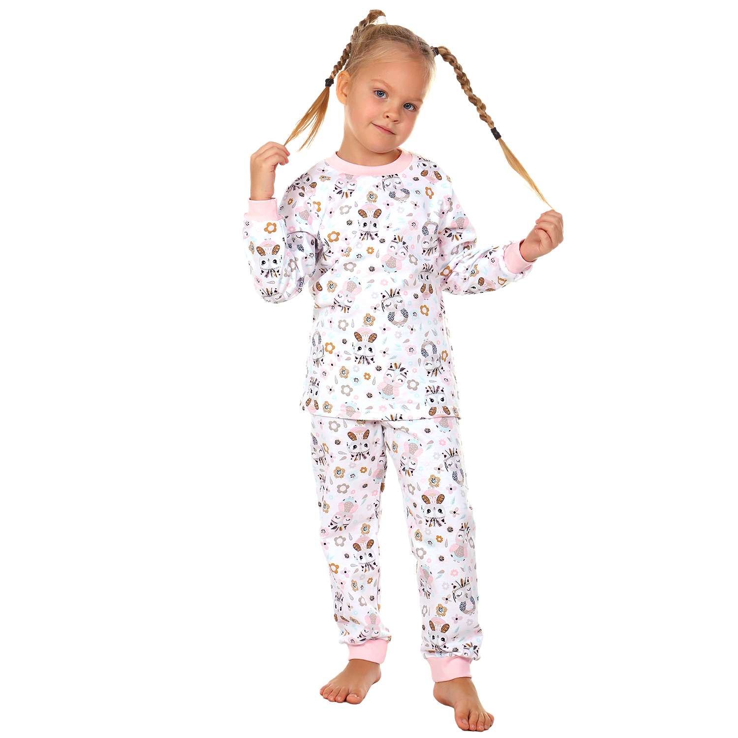 Пижама Детская Одежда 0411КД1/белый - фото 2
