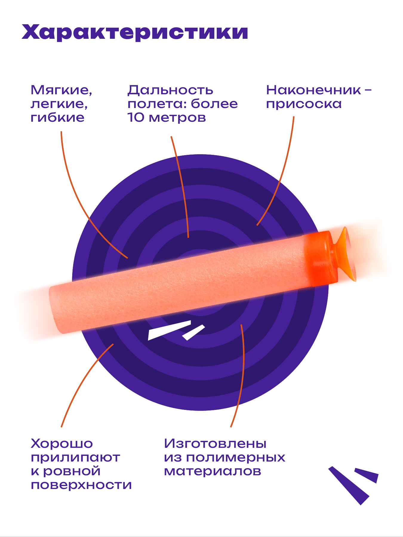 Мягкие пули Наша Игрушка для нерфа с присосками 24 шт купить по цене 255 ₽  в интернет-магазине Детский мир