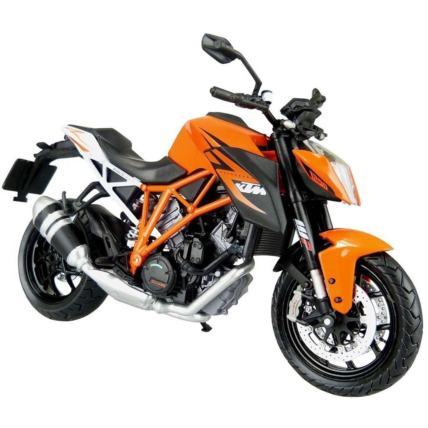 Мотоцикл WELLY 1:10 KTM 1290 Super duke R оранжевый 62809W - фото 1