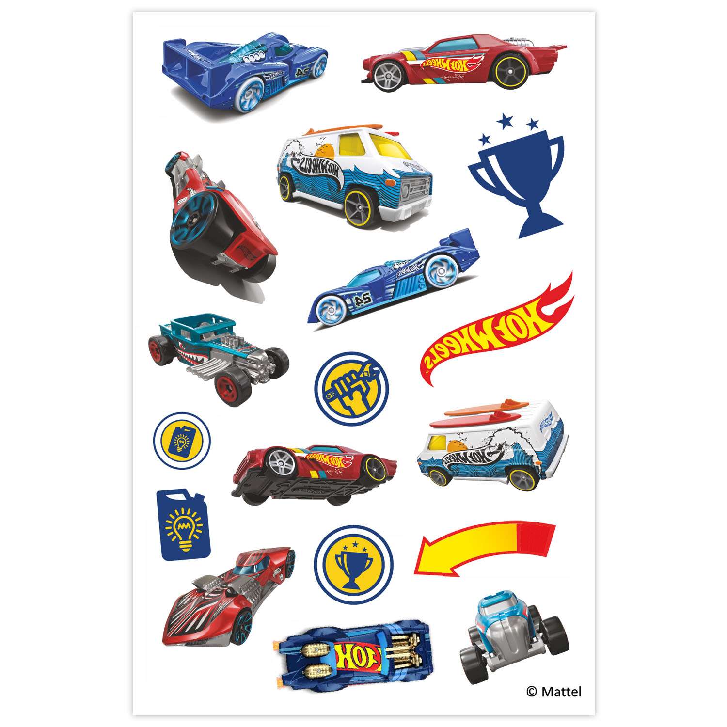 Временные татуировки Hot Wheels - фото 1
