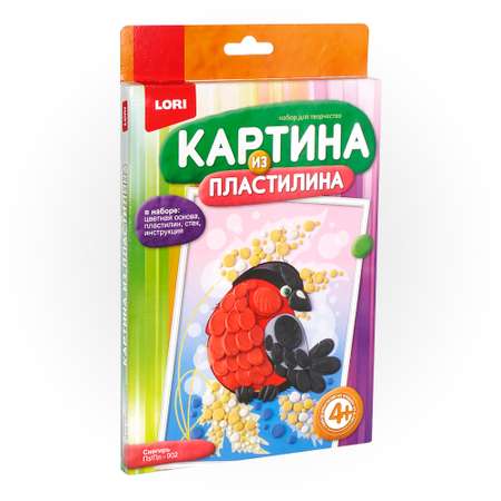 Картина из пластилина LORI Снегирь