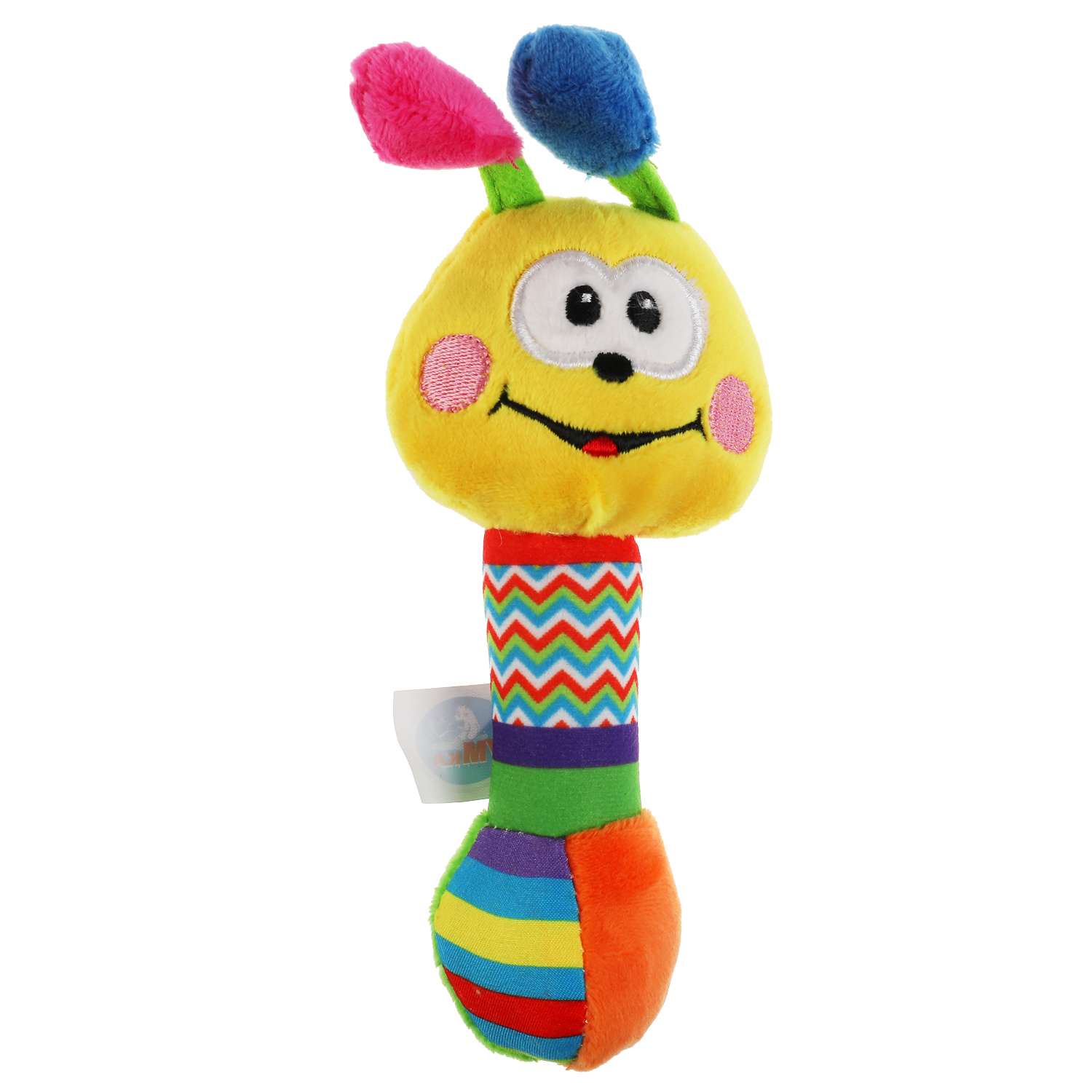 Текстильная игрушка УМка Погремушка бабочка с мячиком - фото 2