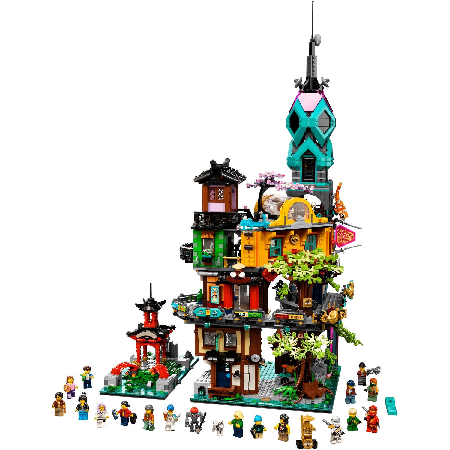 Конструктор LEGO Ninjago Сады Ниндзяго-Сити 71741 купить по цене 49999 ₽ в  интернет-магазине Детский мир