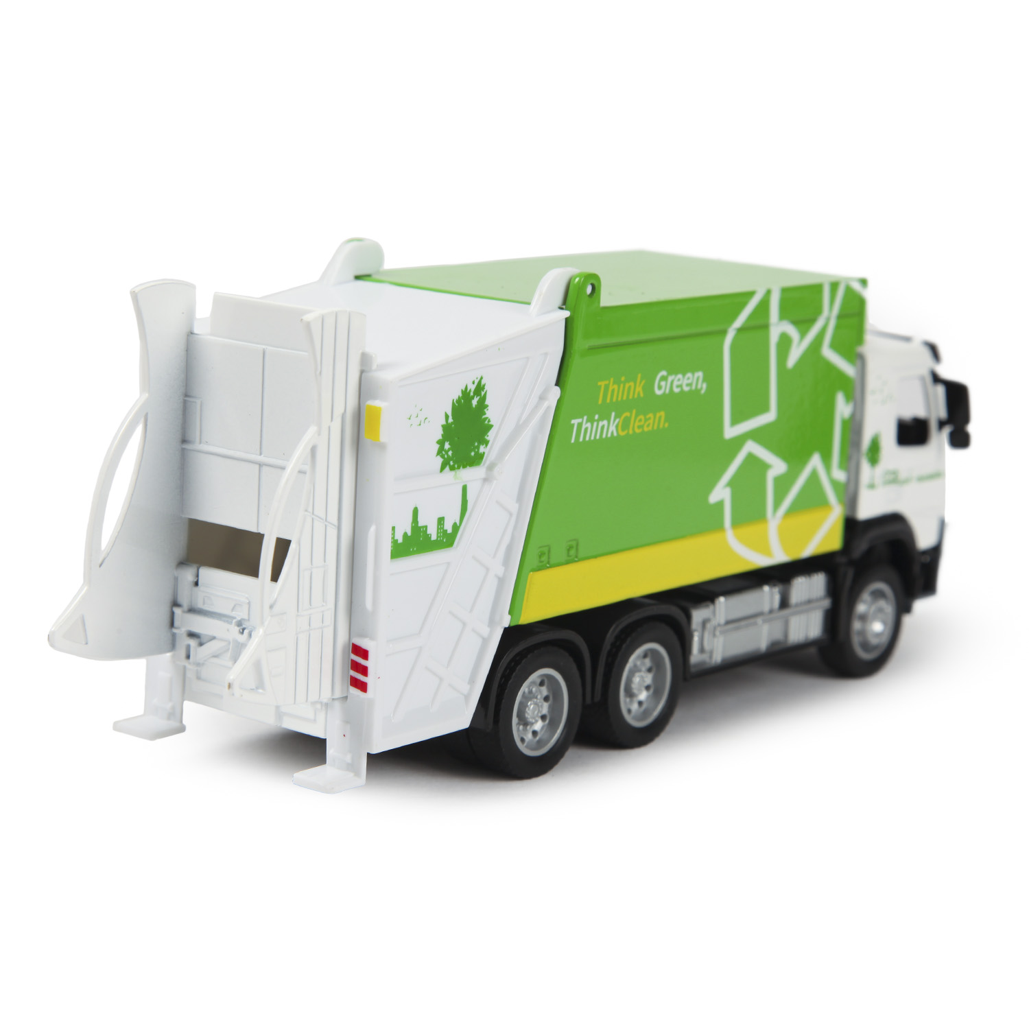Машина MSZ 1:50 Volvo Garbage Truck Зеленая 68382 68382 - фото 6
