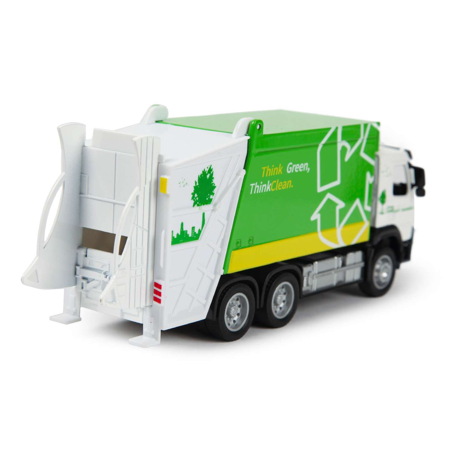 Машина MSZ 1:50 Volvo Garbage Truck Зеленая 68382 68382 - фото 6