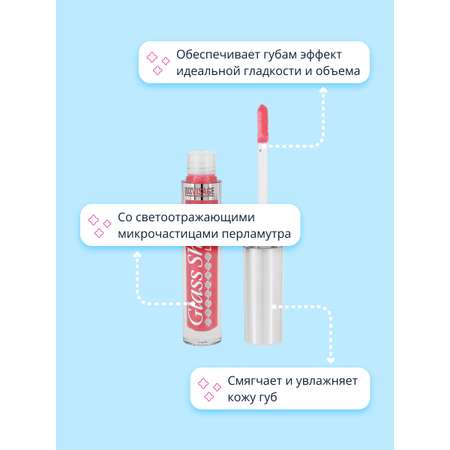 Блеск для губ Luxvisage Glass shine тон 17