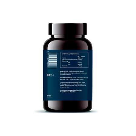 Омега 3 Norwegian fish oil Форте 120капсул