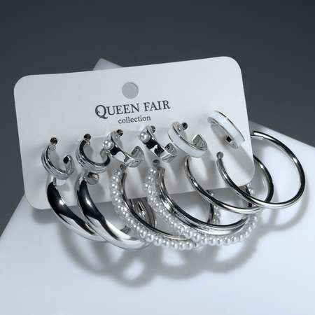 Серьги-кольца Queen fair