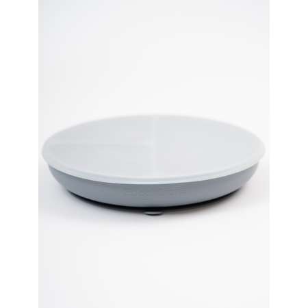 Силиконовая тарелка с крышкой Zupo Crafts пыльно-голубой