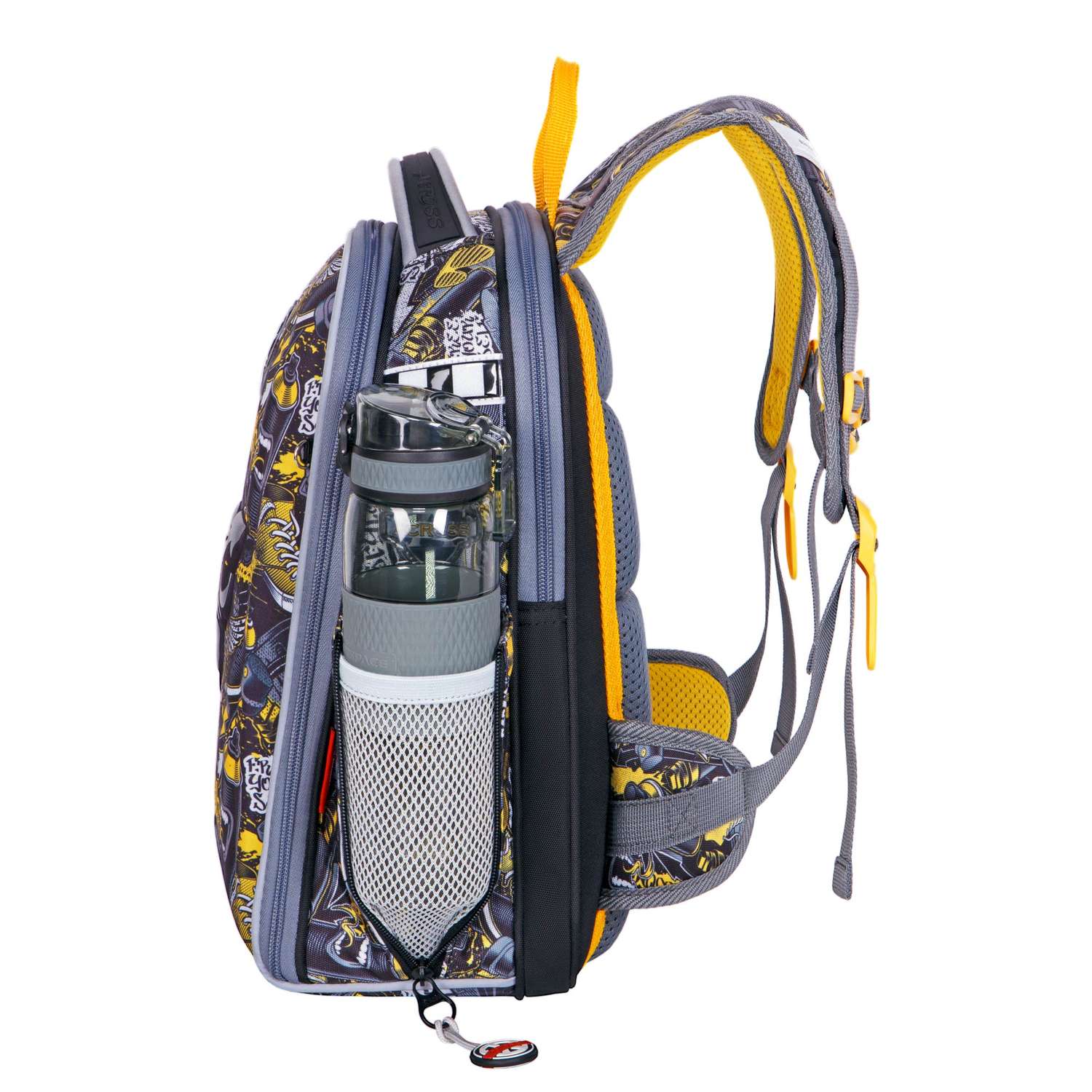 Рюкзак школьный с наполнением ACROSS ACR22-490-1 мешок д/обуви+пенал+ папка+брелок - фото 3