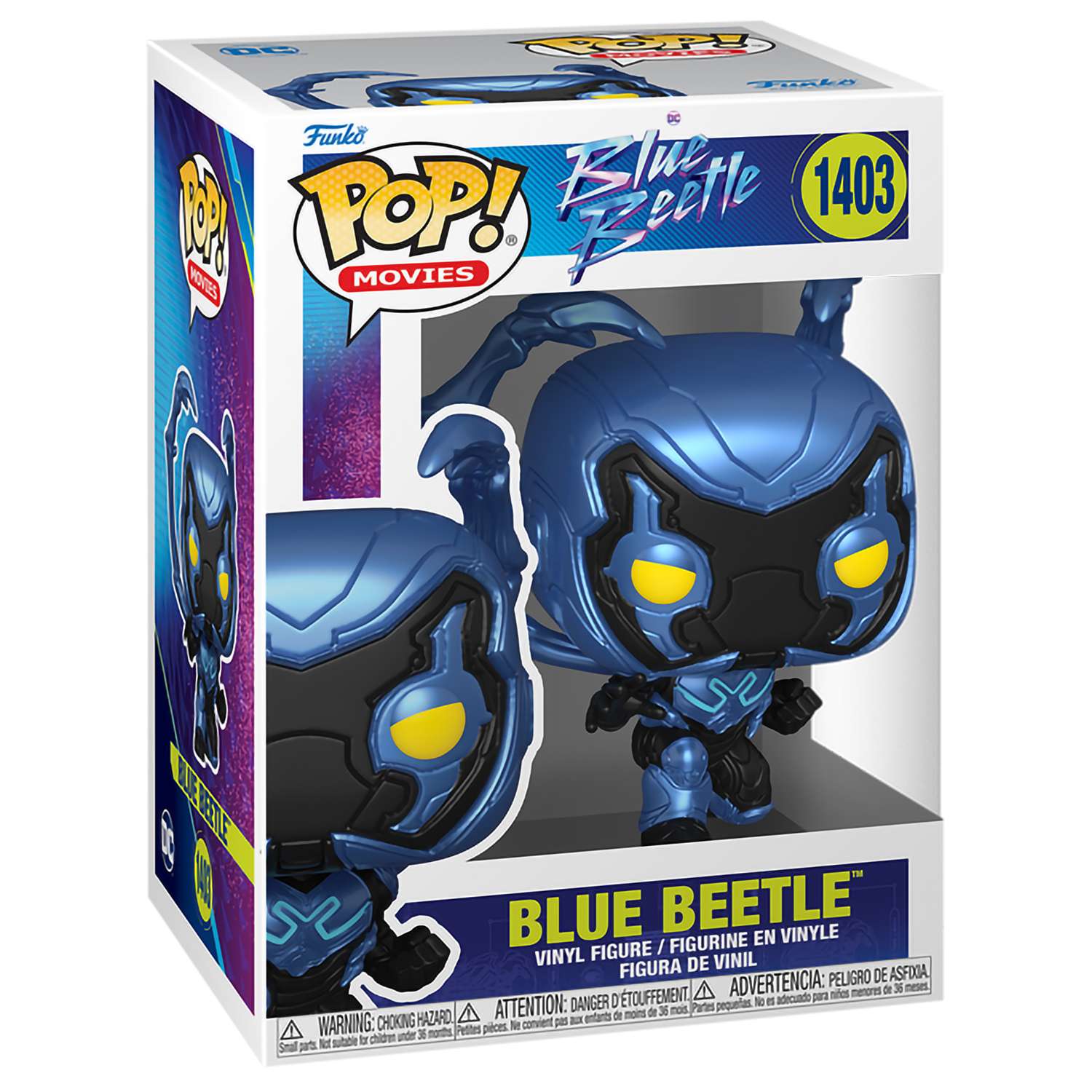 Фигурка Funko POP! Movies Blue Beetle Blue Beetle w/(GW) Chase (1403) 72350 - фото 2