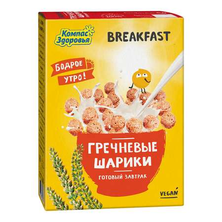 Завтрак Компас Здоровья гречневые шарики 100г