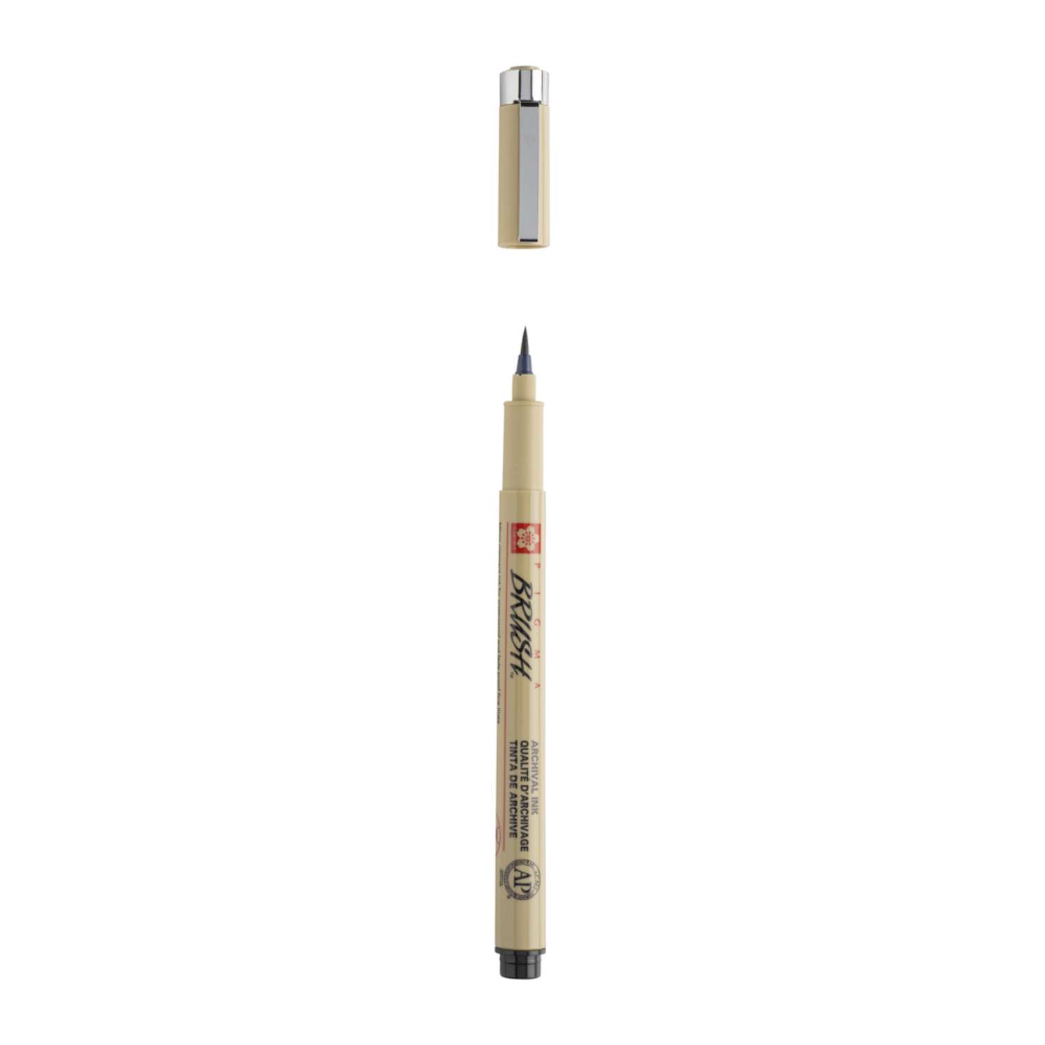 Ручка капиллярная Sakura Pigma Brush цвет чернил: черный - фото 2
