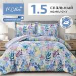 Комплект постельного белья MCotton Джустина 1.5-спальный микро-сатин 6170-1+6170а-1