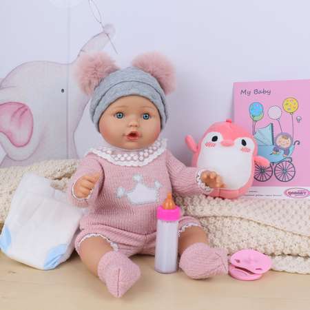 Кукла Реборн QA BABY Люси пупс набор игрушки для ванны для девочек 35 см