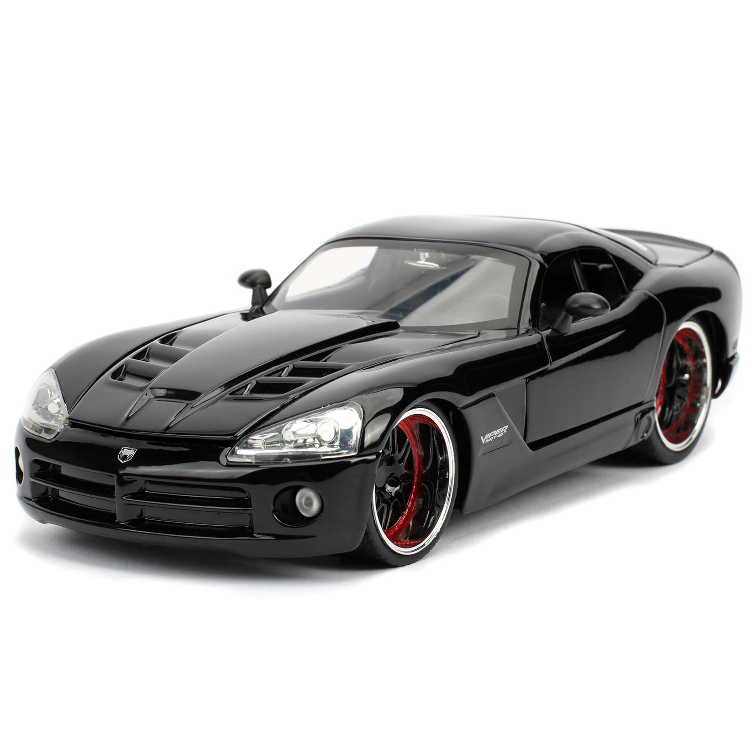 Машина Jada Fast and Furious 1:24 Dodge Viper SRT10 2008 Черная 30731 30731 - фото 1