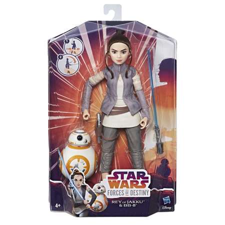 Игровой набор Star Wars Звездные войны Рей с дроидом BB8 C1628EU40