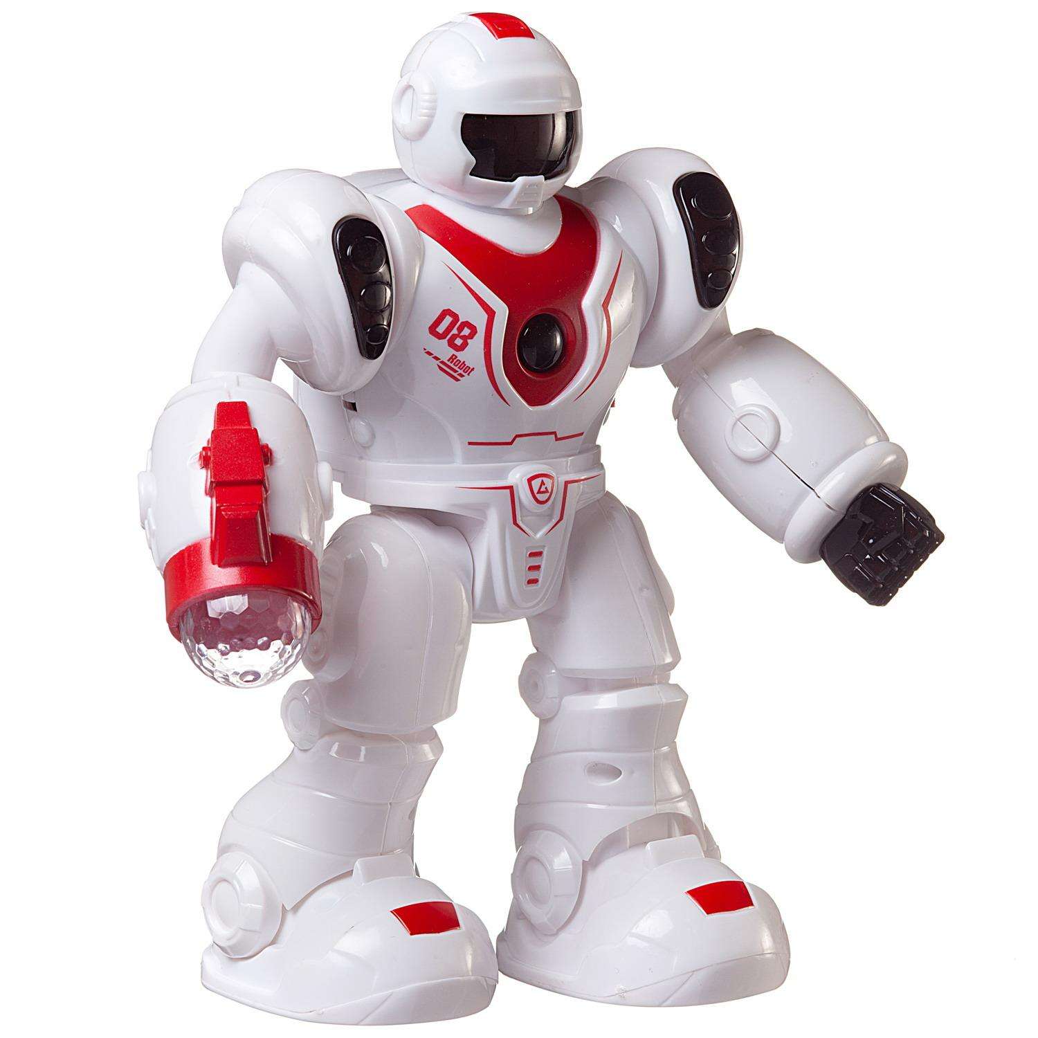 Робот Junfa Бласт Космический воин электромеханический свет звук белый с красным - фото 4