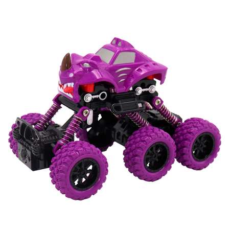 Машинка Funky Toys внедорожник инерционный 6х6 фиолетовая FT97945-МП
