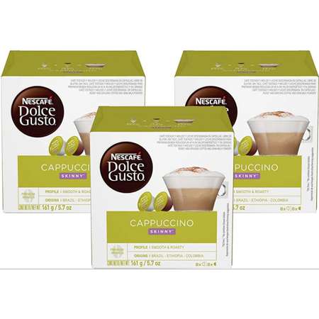 Кофе в капсулах Nescafe Dolce Gusto Cappuccino 48 капсул 3 упаковки