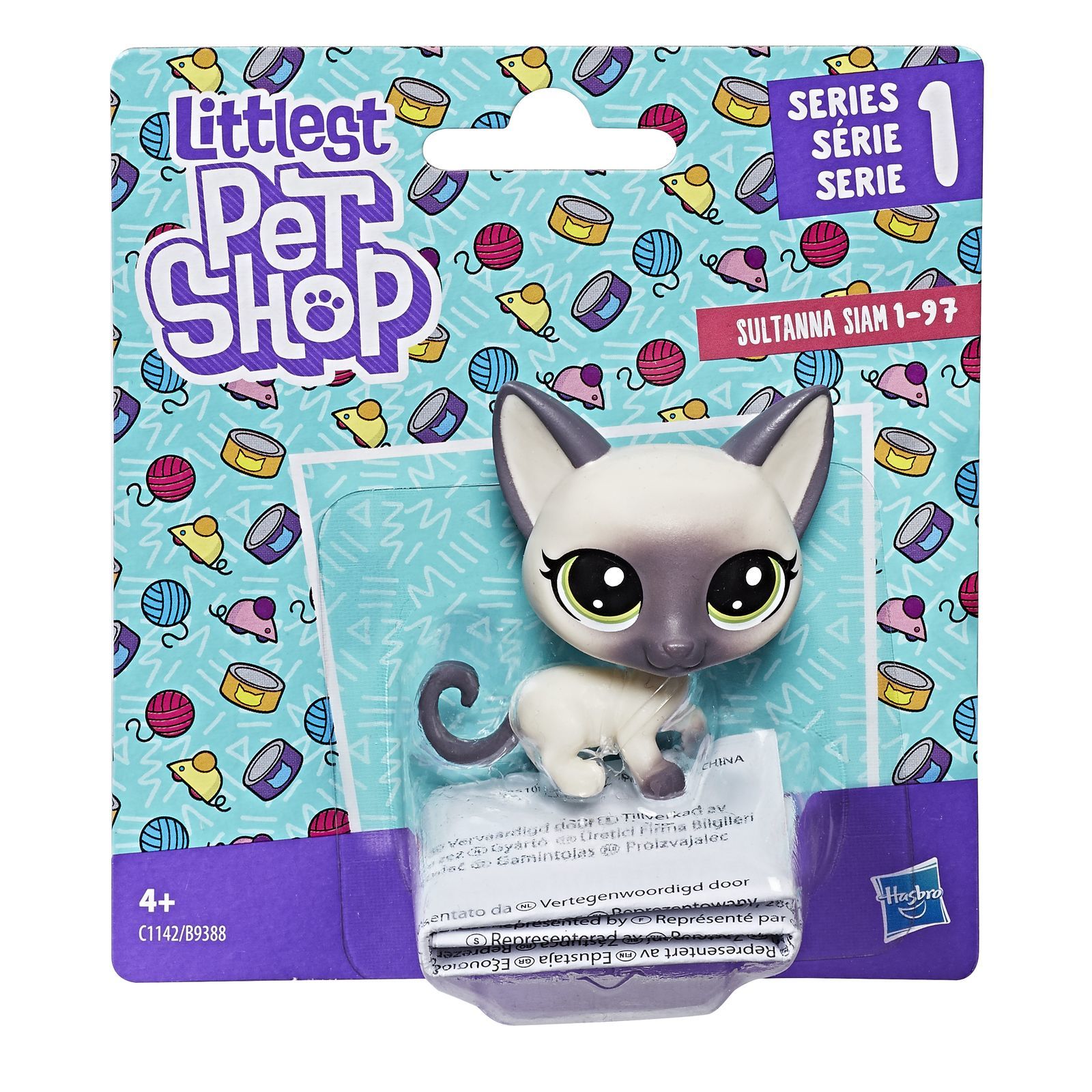 Игрушка Littlest Pet Shop Сиамский кот C1142EU4 купить по цене 9 ₽ в  интернет-магазине Детский мир