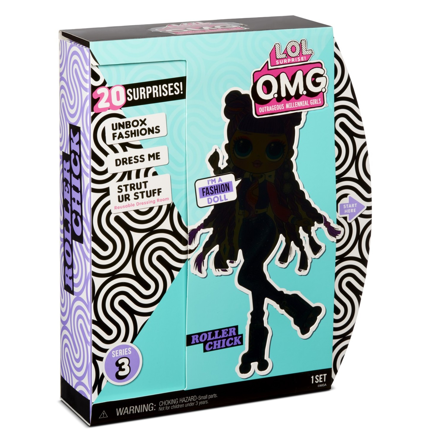 Кукла L.O.L. Surprise! OMG Disco Sk8er в непрозрачной упаковке (Сюрприз) 567196E7C 567196E7C - фото 3