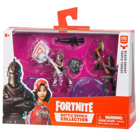 Фигурки Fortnite Black knight+Triple Threat с аксессуарами 2шт 63514_1