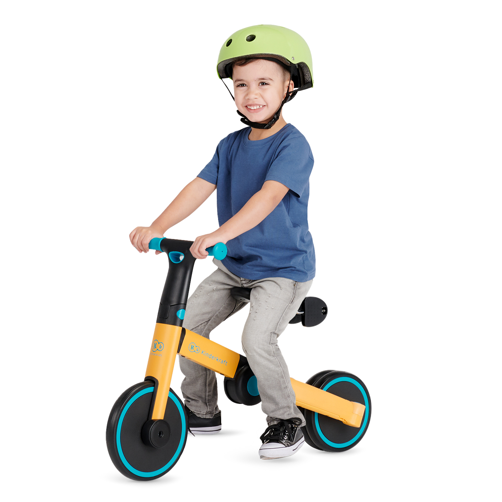 Беговел Kinderkraft 4Trike Primrose Yellow - фото 15