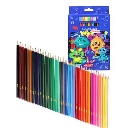 Цветные карандаши Profit мультики