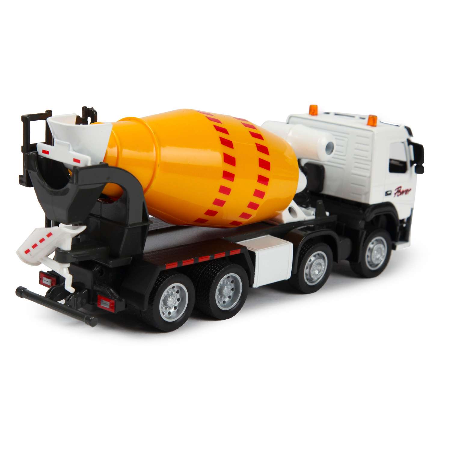 Машина MSZ 1:50 Volvo Cement Mixer Truck Желтая 68383 68383 - фото 5
