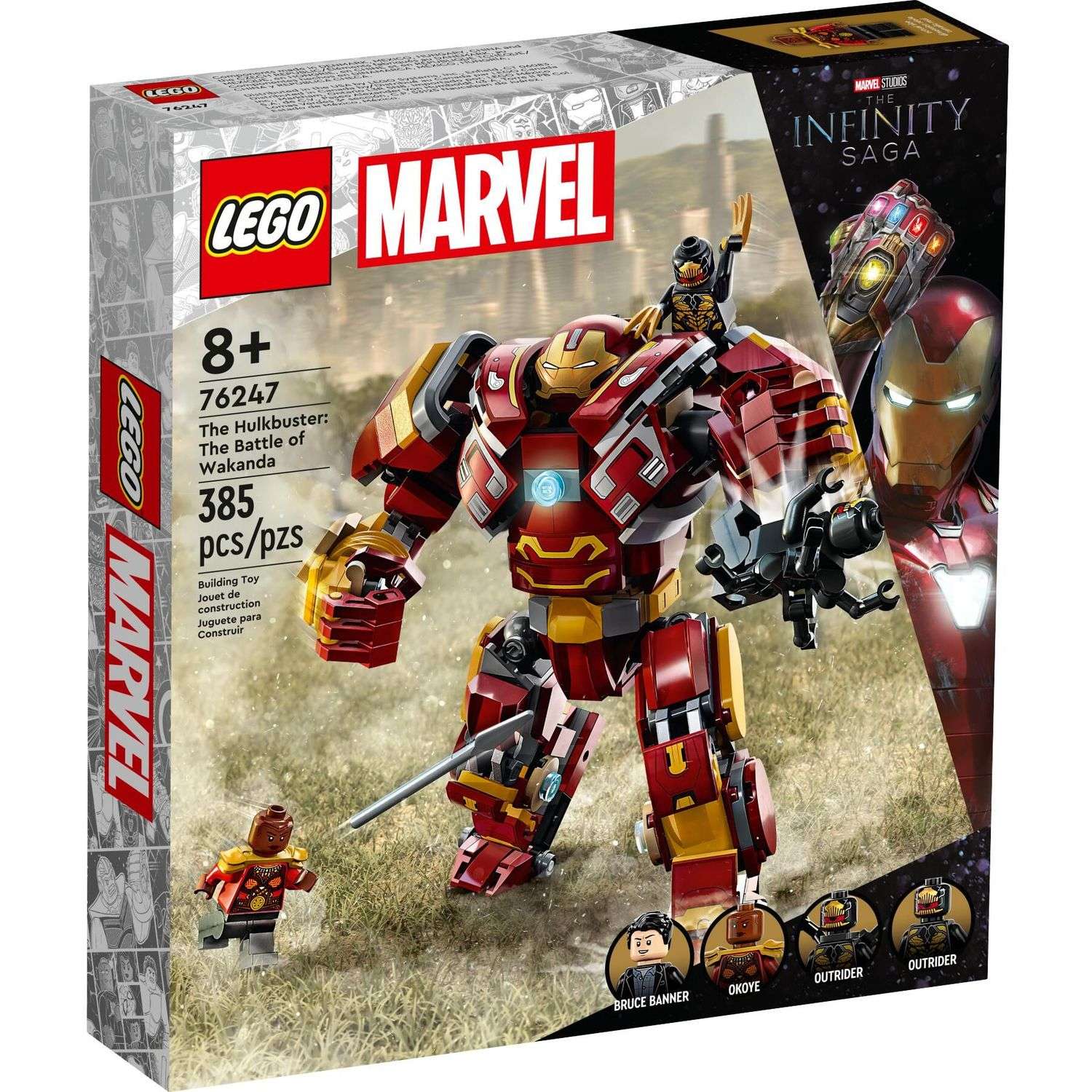 Конструктор LEGO Marvel Super Heroes The Hulkbuster The Battle of Wakanda 76247 - фото 1