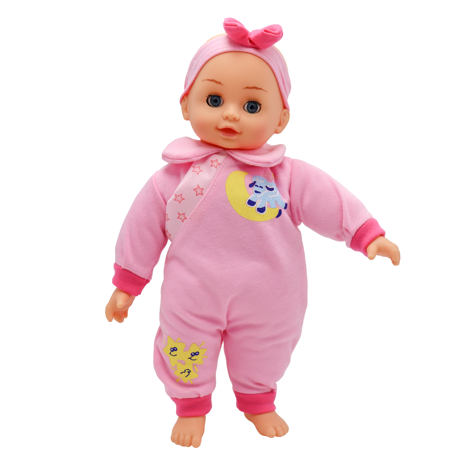 Кукла - пупс Bambina Bebe Интерактивная с аксессуаром розовая BD348N-1 - фото 1