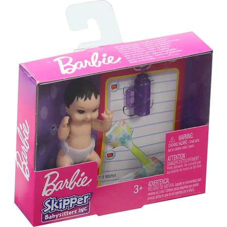Кукла Barbie Ребенок и набор аксессуаров FHY77