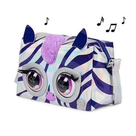 Сумка Purse Pets Зебра Металлик 6066464