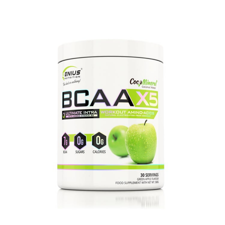 Комплекс аминокислот Genius Nutrition BCAA-X5 360 г зеленое яблоко