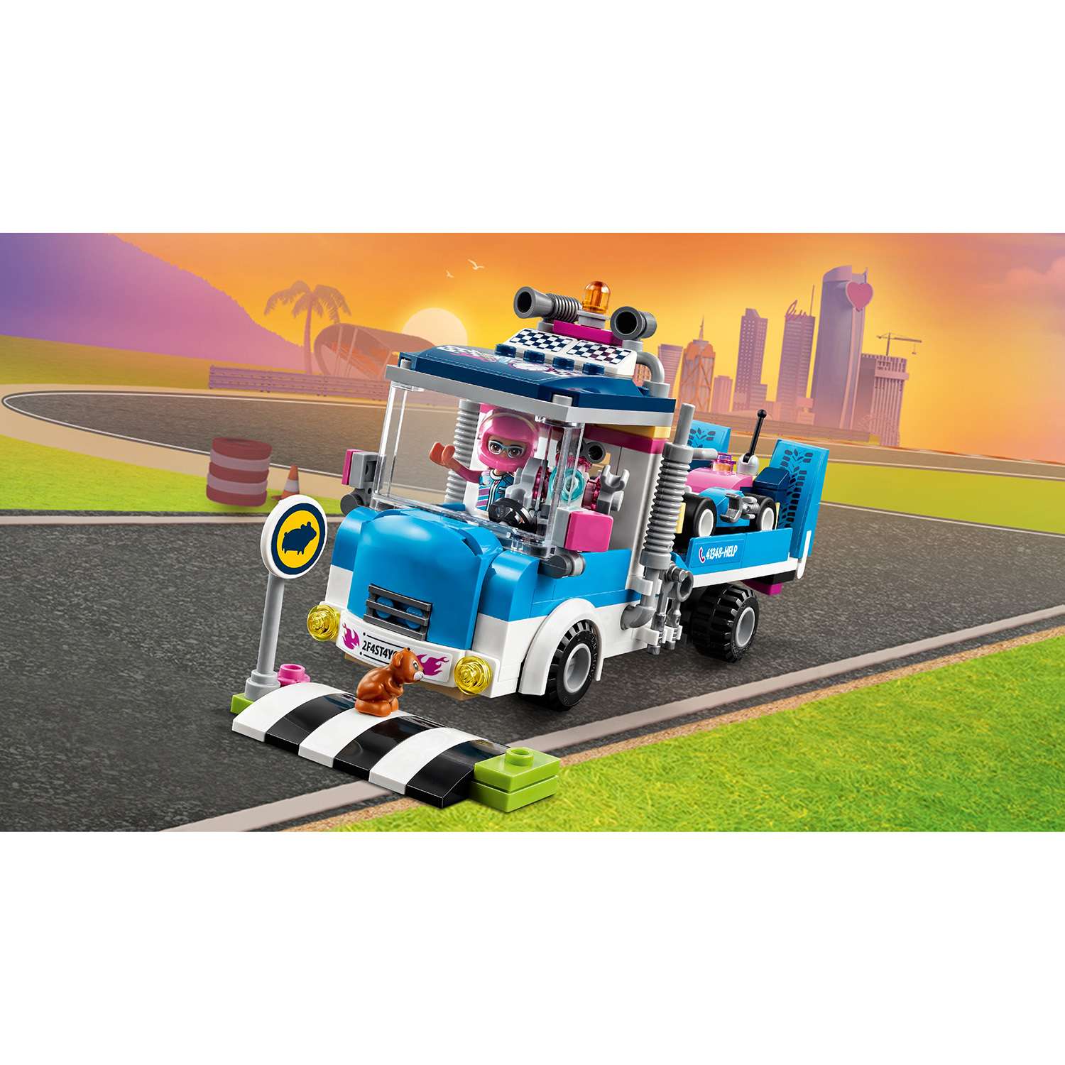 Конструктор LEGO Friends Грузовик техобслуживания 41348 - фото 5