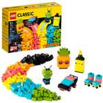 Конструктор LEGO Classic LEGO детский Творческое неоновое веселье 11027