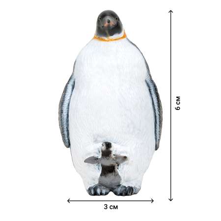 Набор фигурок  Masai Mara Мир морских животных Семья пингвинов 5 предметов ММ203-002