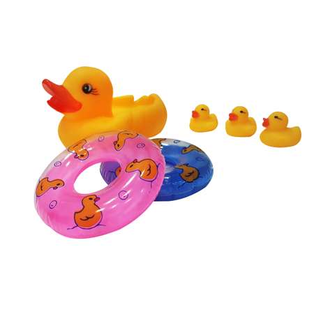 Набор игрушек Uviton для купания Утенок-спасатель