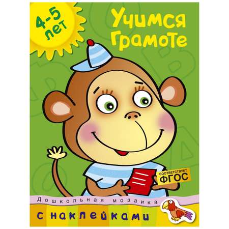 Книга Махаон Учимся грамоте 4-5лет