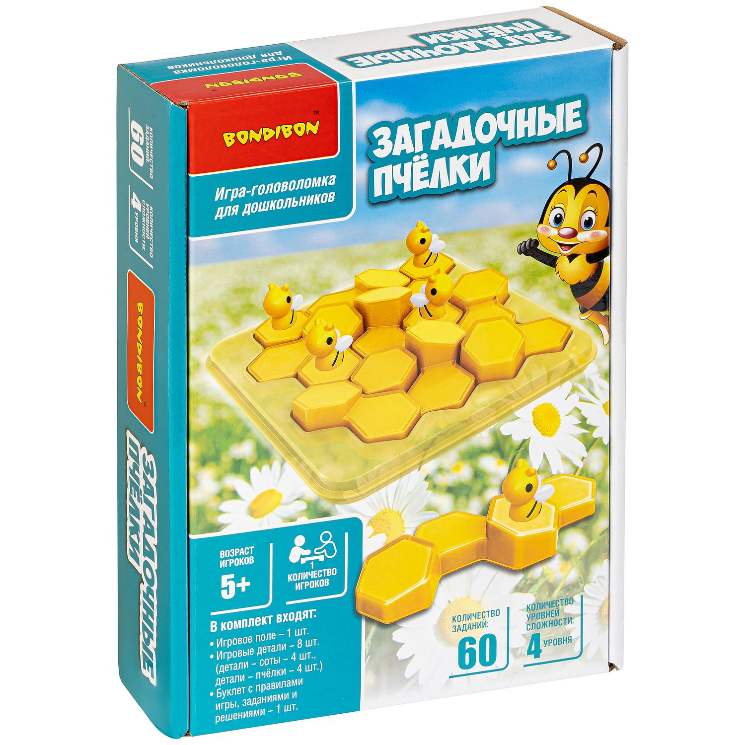 Логическая игра Bondibon Загадочные пчёлки Бондилогика - фото 3