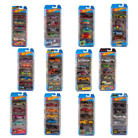 Набор Mattel Hot Wheels из 5 машинок HW City