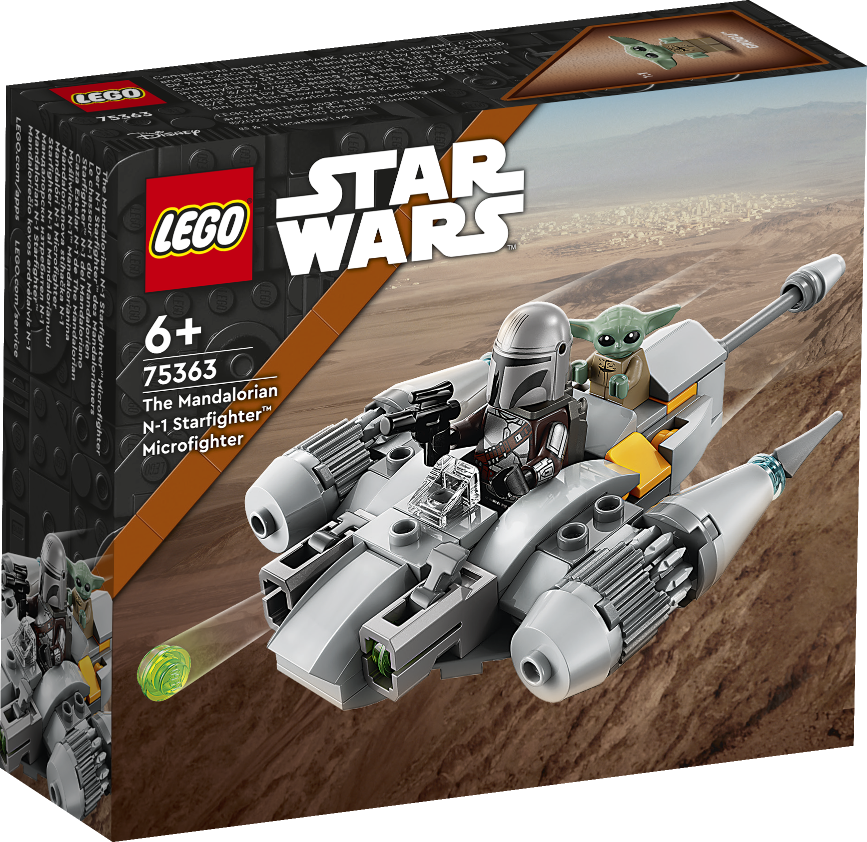 Конструктор LEGO The Mandalorian N-1 Starfighter Microfighter 75363 - фото 15