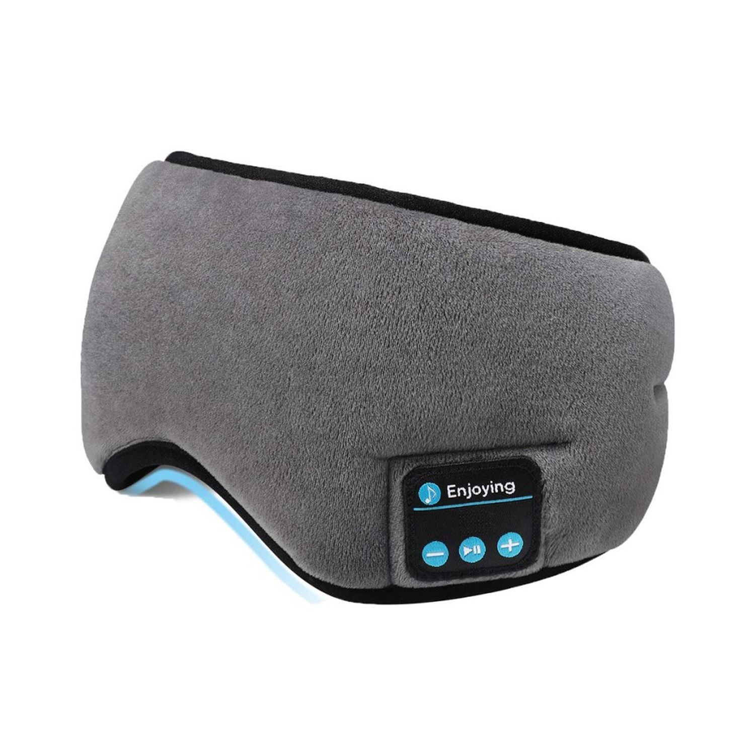 Маска для сна Rabizy с Bluetooth наушниками серая - фото 1