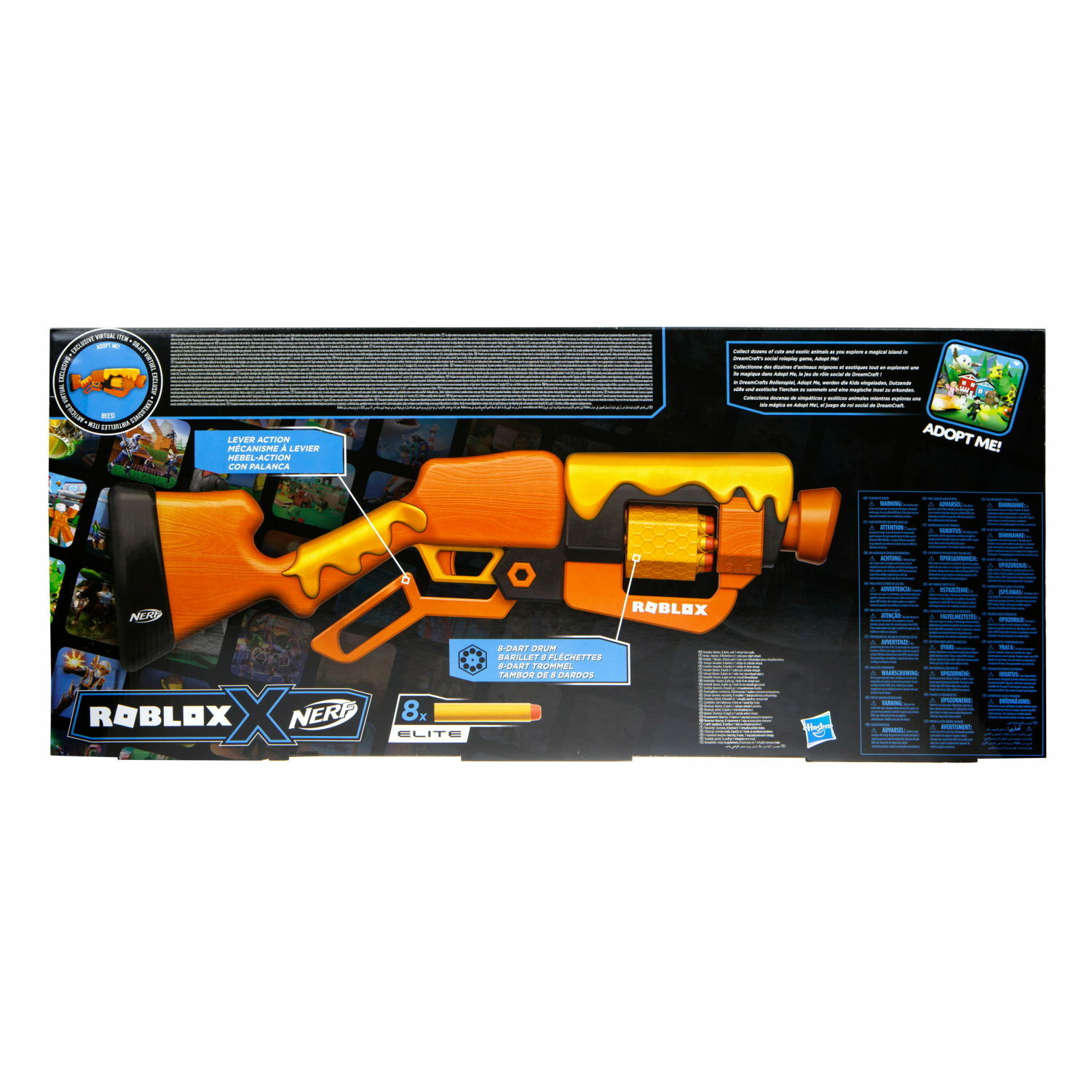 Бластер Hasbro Nerf Roblox Adopt MeBees купить по цене 7999 ₽ в  интернет-магазине Детский мир