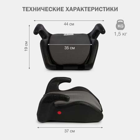 Автокресло SIGER Мякиш 3 (22-36 кг)