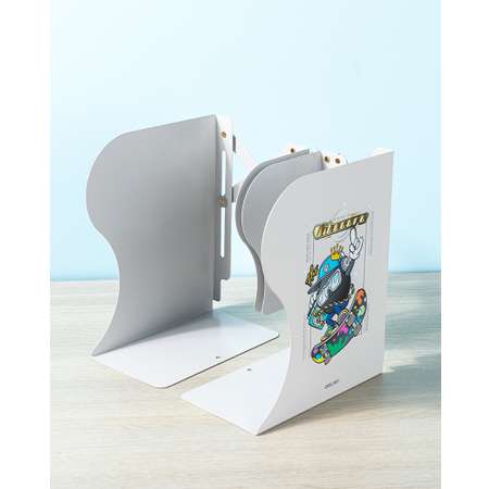 Подставка для книг Deli 78632GREY серый