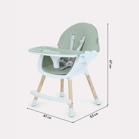 Стульчик для кормления MOWbaby Crispy RH150 Green