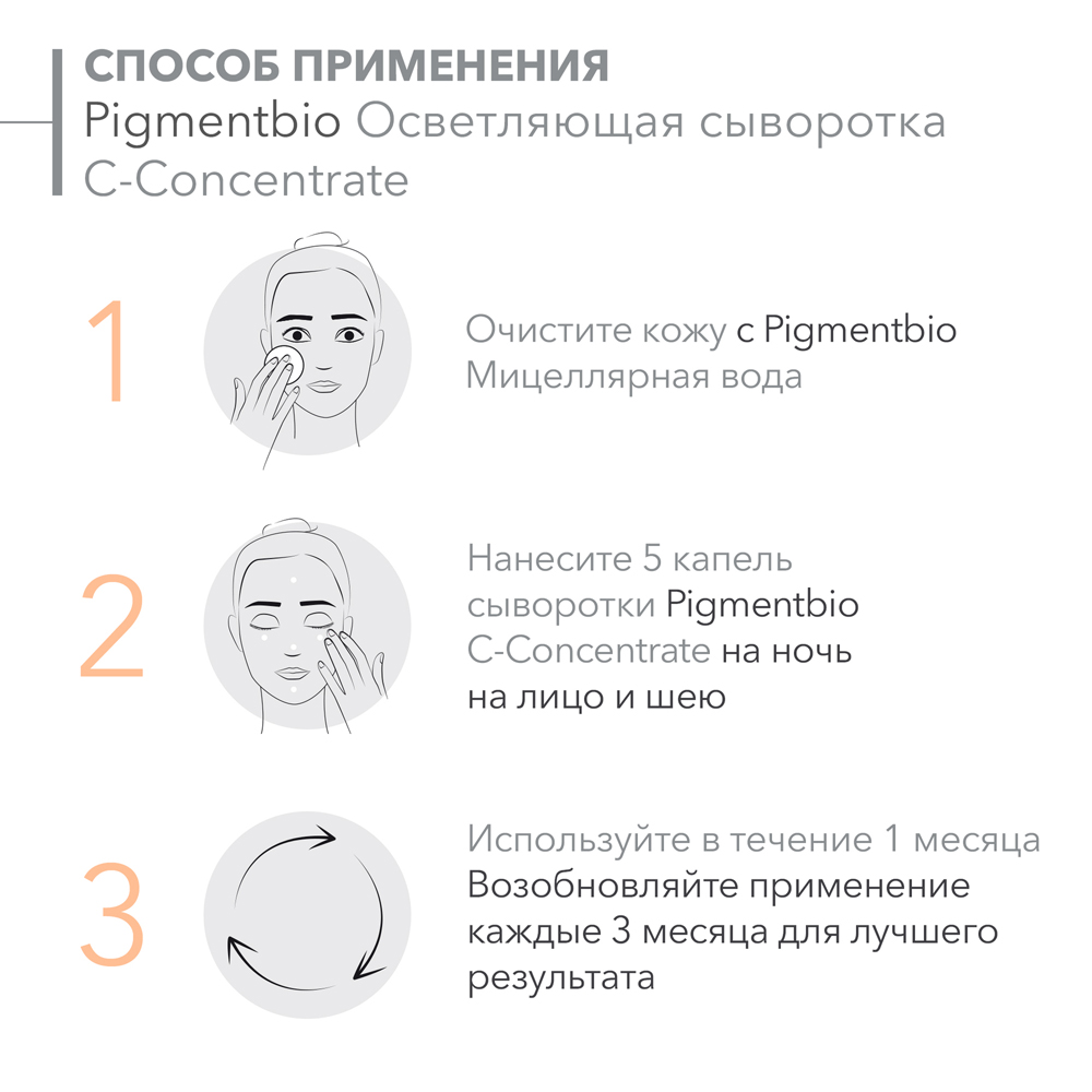 Сыворотка Bioderma Пигментбио осветляющая С-Concentrate 15мл - фото 6